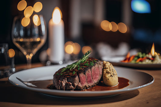 Rostbeef Rückwärtsgegart
