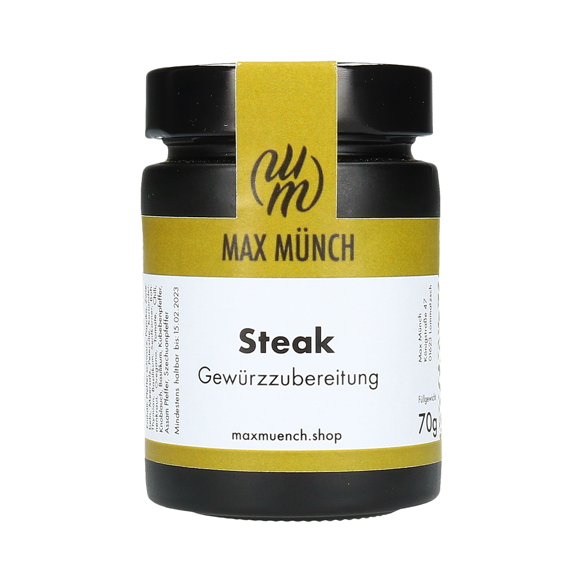 Steak Gewürzzubereitung Dose Frontansicht