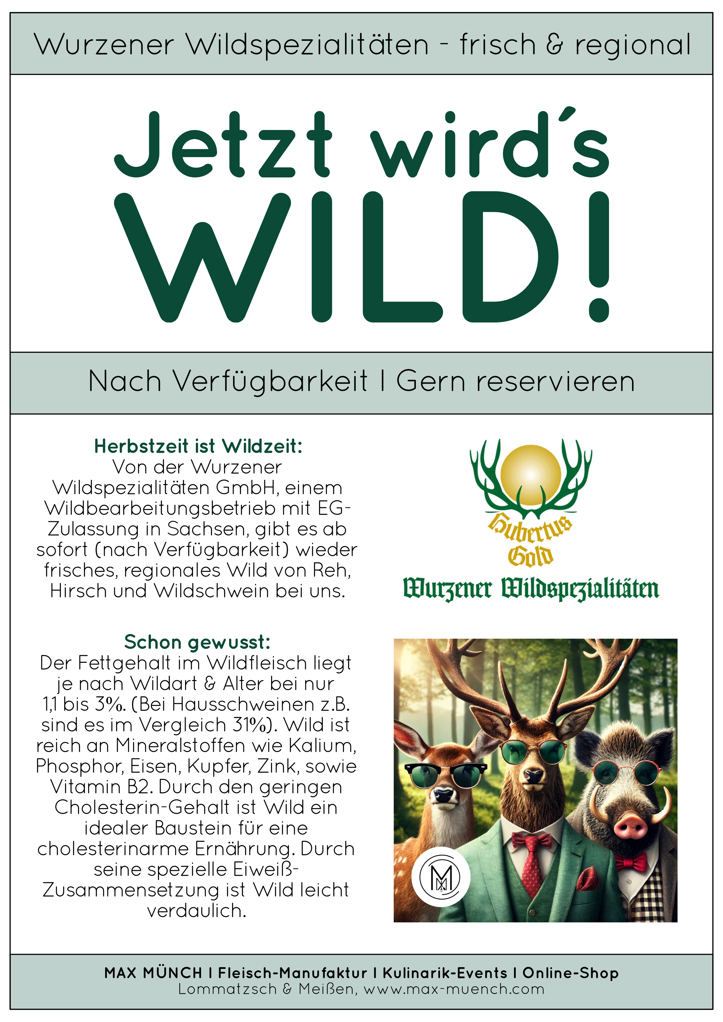 Wild-Spezialitäten